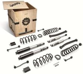 Mopar 77072469AE Two-inch Lift Kit Jeep Performance Parts 2 Lift Kit has been developed by Jeep brand engineers and off-road enthusiasts and allows you to use larger tires. The kit includes 2.5